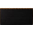 Meridian Furniture Nico Saddle Velvet Full Bed