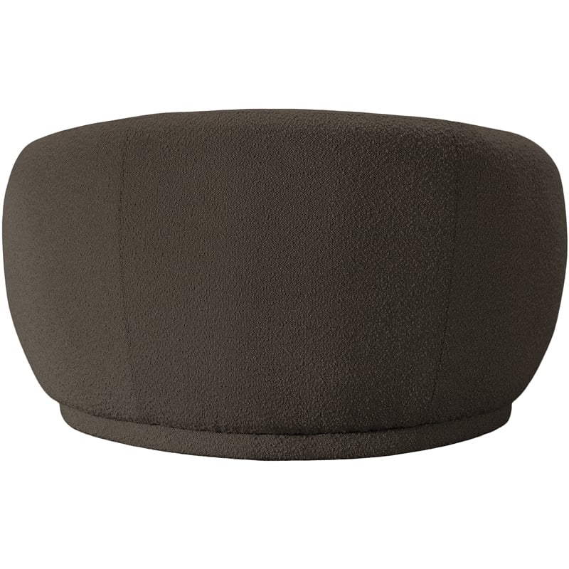 Meridian Furniture Hyde Brown Boucle Fabric Chair