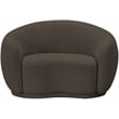 Meridian Furniture Hyde Brown Boucle Fabric Chair