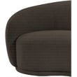 Meridian Furniture Hyde Brown Boucle Fabric Chair