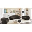 Meridian Furniture Hyde Brown Boucle Fabric Chair