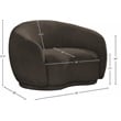 Meridian Furniture Hyde Brown Boucle Fabric Chair