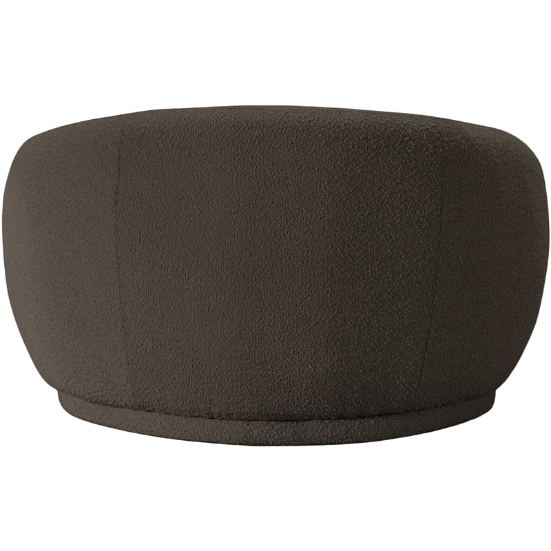 Meridian Furniture Hyde Brown Boucle Fabric Chair