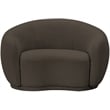 Meridian Furniture Hyde Brown Boucle Fabric Chair