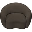 Meridian Furniture Hyde Brown Boucle Fabric Chair