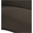 Meridian Furniture Hyde Brown Boucle Fabric Chair