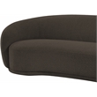 Meridian Furniture Hyde Brown Boucle Fabric Loveseat