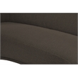 Meridian Furniture Hyde Brown Boucle Fabric Loveseat