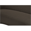Meridian Furniture Hyde Brown Boucle Fabric Loveseat