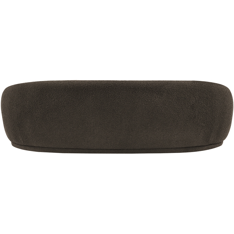 Meridian Furniture Hyde Brown Boucle Fabric Sofa