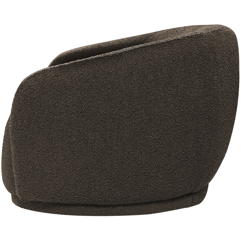 Meridian Furniture Hyde Brown Boucle Fabric Sofa