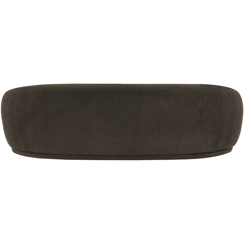 Meridian Furniture Hyde Brown Boucle Fabric Sofa