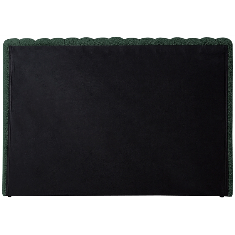 Meridian Furniture Nash Green Boucle Fabric Twin Bed