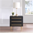 Meridian Furniture Marisol Black Night Stand