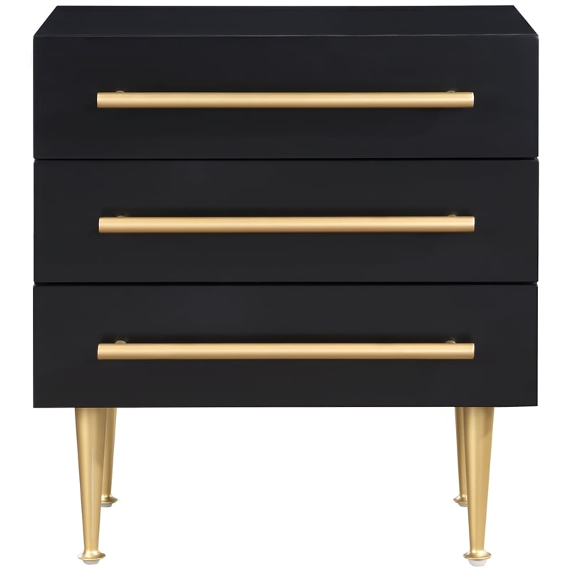 Meridian Furniture Marisol Black Night Stand