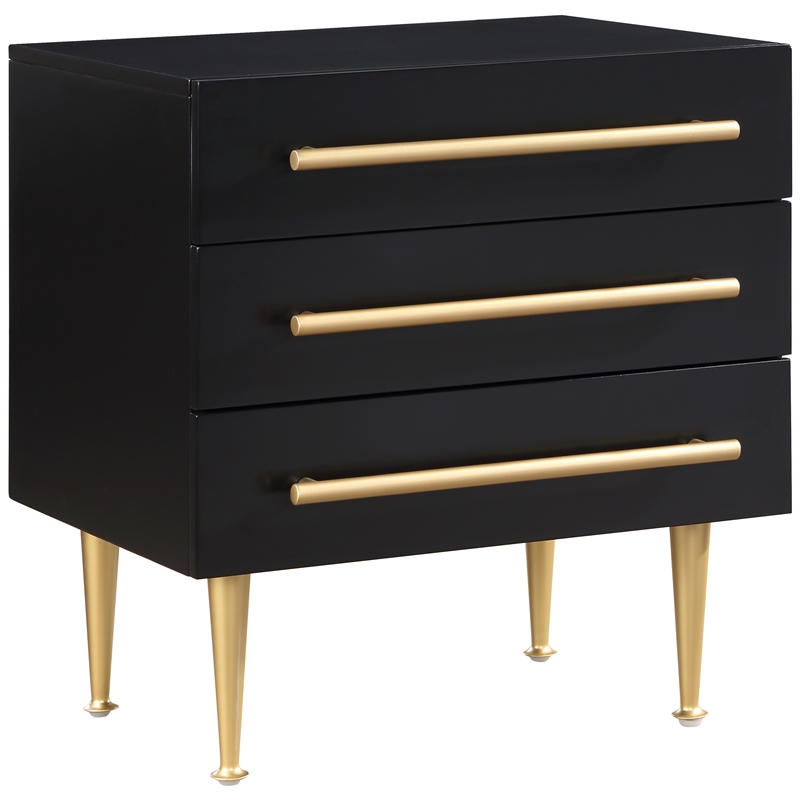 Meridian Furniture Marisol Black Night Stand