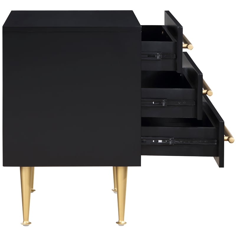 Meridian Furniture Marisol Black Night Stand