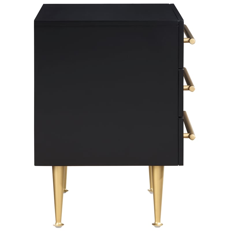 Meridian Furniture Marisol Black Night Stand