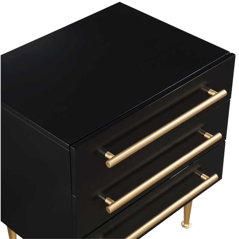 Meridian Furniture Marisol Black Night Stand