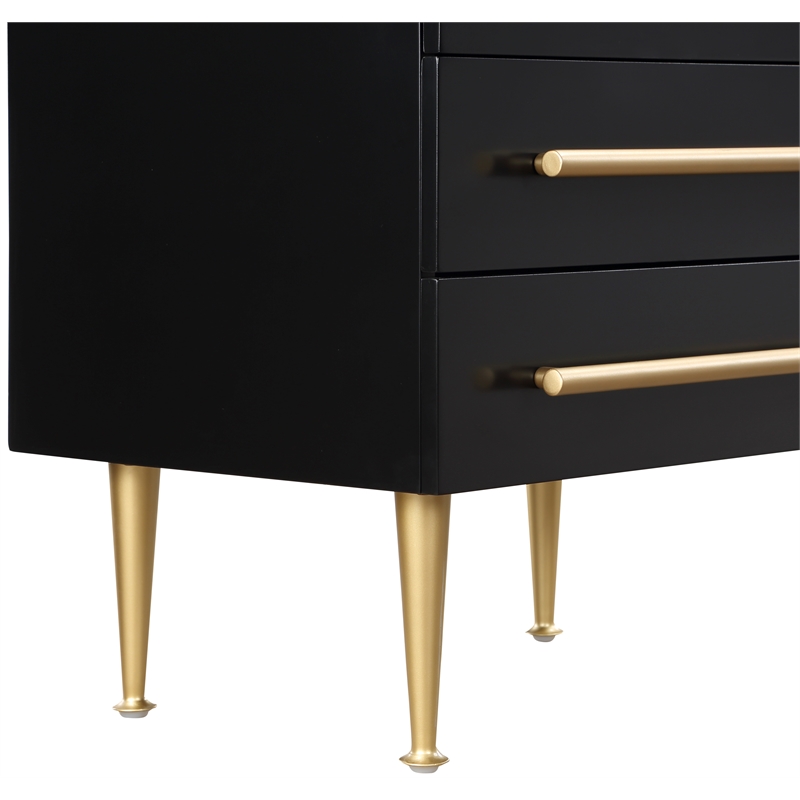 Meridian Furniture Marisol Black Night Stand