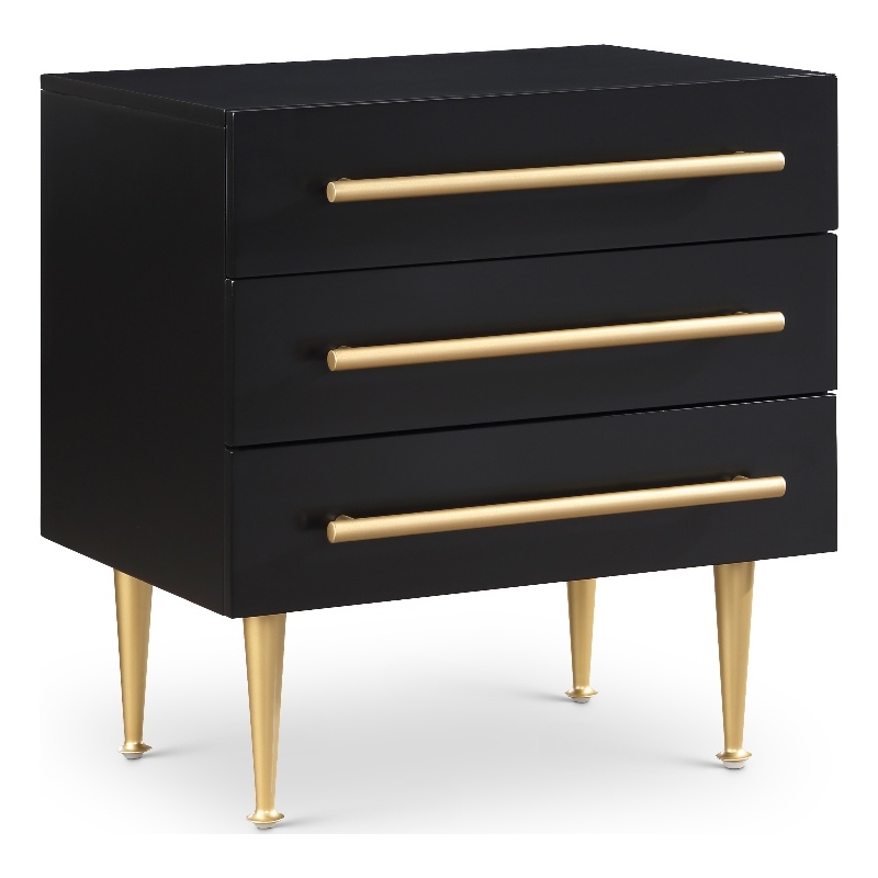 Meridian Furniture Marisol Black Night Stand