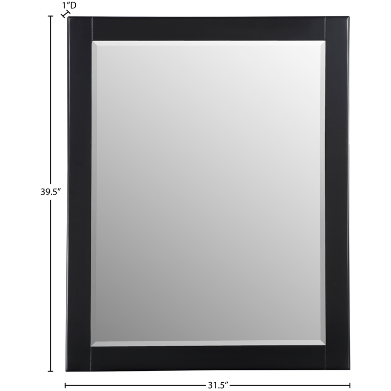 Meridian Furniture Maxine Black Mirror