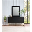 Meridian Furniture Maxine Black Mirror