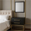 Meridian Furniture Maxine Black Mirror