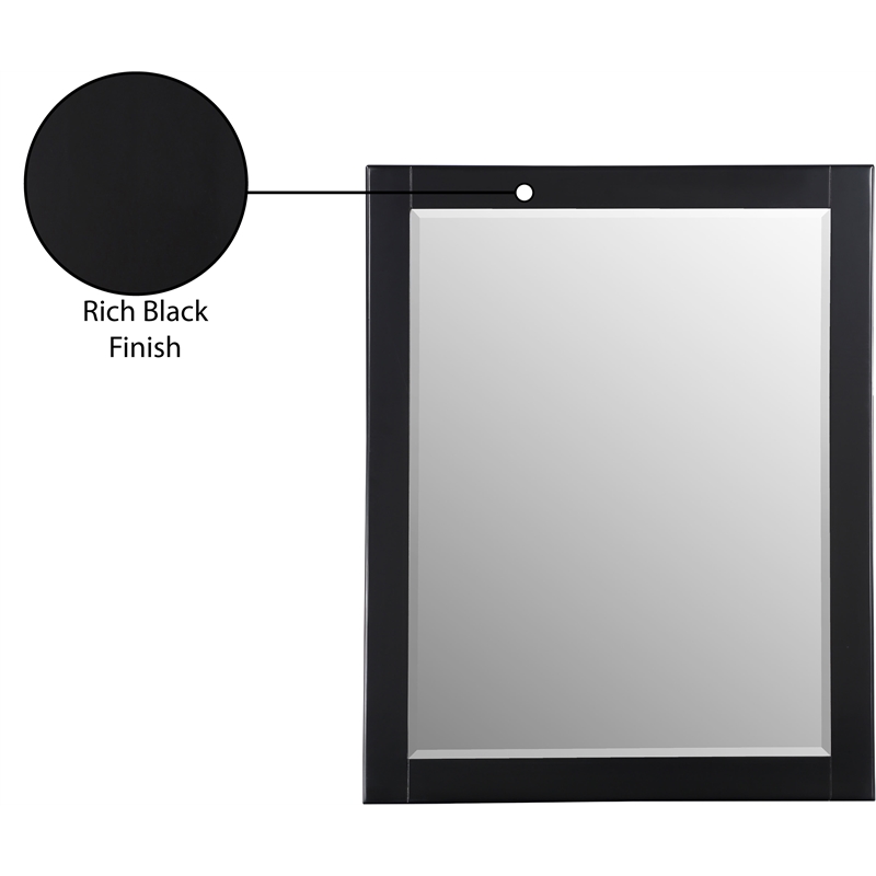 Meridian Furniture Maxine Black Mirror