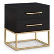 Meridian Furniture Maxine Black Night Stand