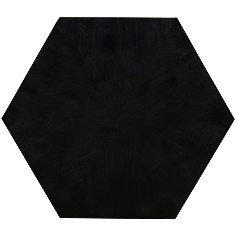 Meridian Furniture Diamante Black Oak Veneer Coffee Table