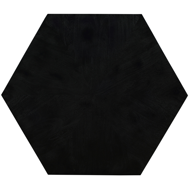 Meridian Furniture Diamante Black Oak Veneer Coffee Table