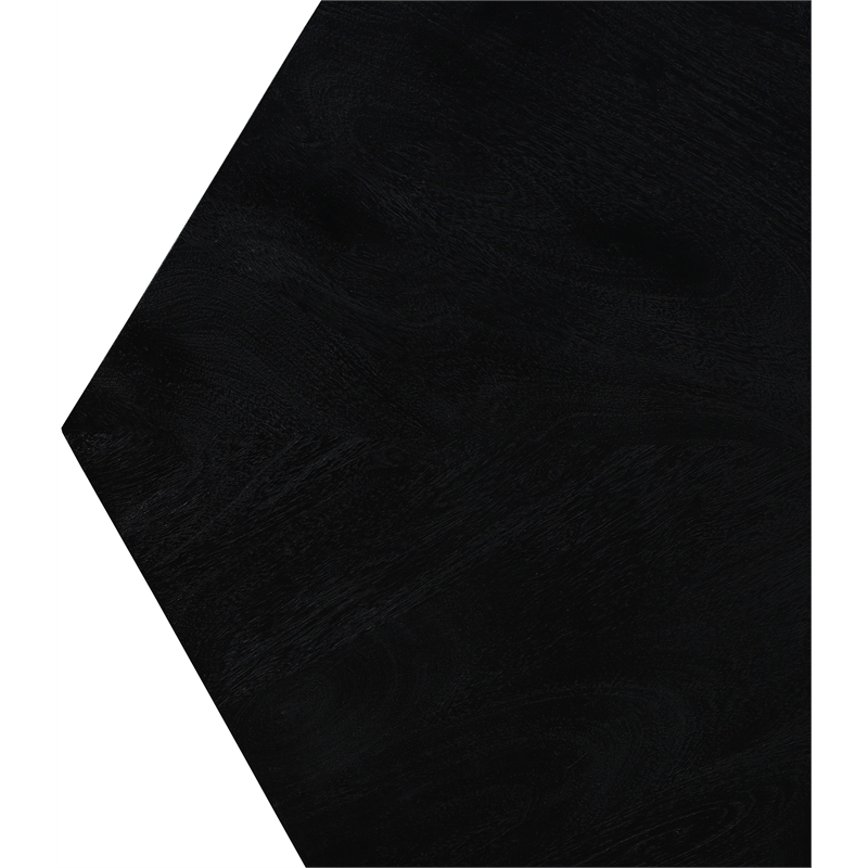 Meridian Furniture Diamante Black Oak Veneer End Table