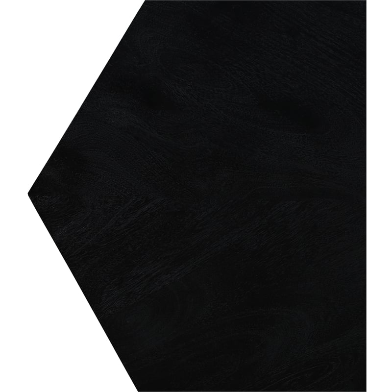 Meridian Furniture Diamante Black Oak Veneer End Table