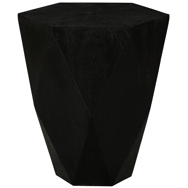 Meridian Furniture Diamante Black Oak Veneer End Table