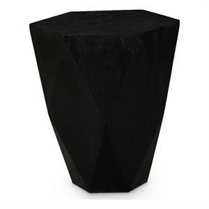 Meridian Furniture Diamante Black Oak Veneer End Table