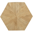 Meridian Furniture Diamante Natural Oak Veneer Coffee Table