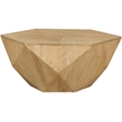 Meridian Furniture Diamante Natural Oak Veneer Coffee Table