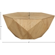 Meridian Furniture Diamante Natural Oak Veneer Coffee Table