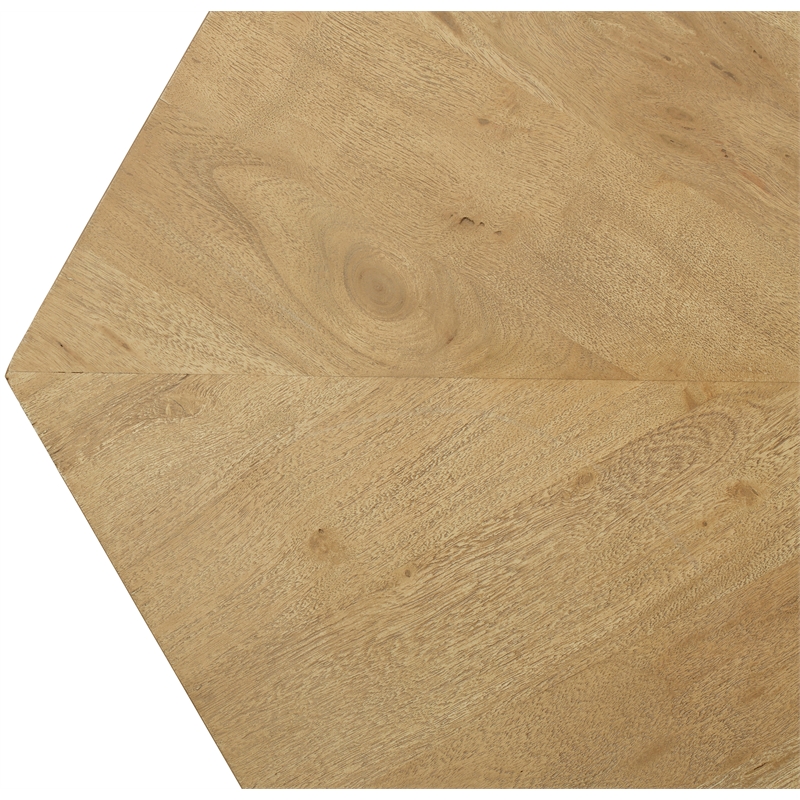Meridian Furniture Diamante Natural Oak Veneer Coffee Table