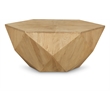 Meridian Furniture Diamante Natural Oak Veneer Coffee Table