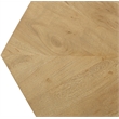 Meridian Furniture Diamante Natural Oak Veneer Coffee Table