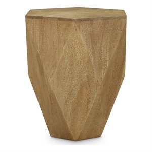 Meridian Furniture Diamante Natural Oak Veneer  End Table