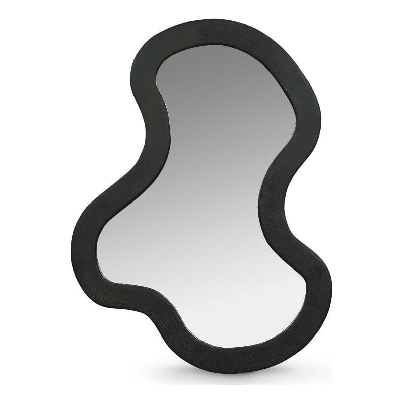 Meridian Furniture Oblique Black Mirror