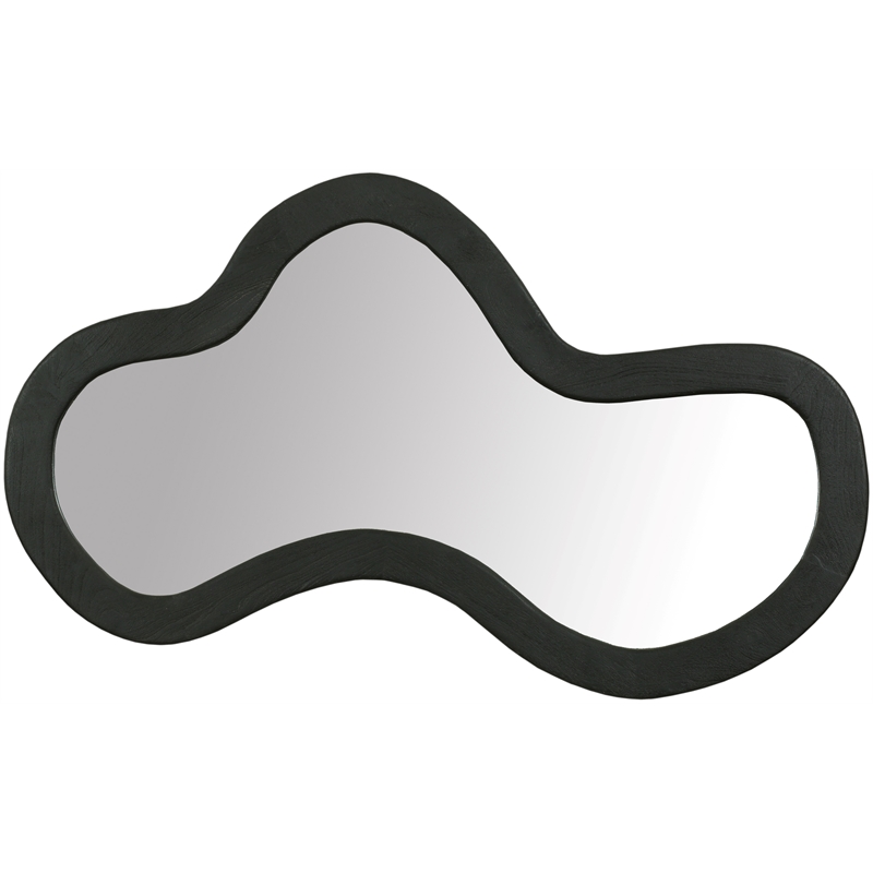 Meridian Furniture Oblique Black Mirror