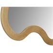 Meridian Furniture Oblique Oak Mirror