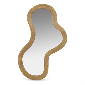 Meridian Furniture Oblique Oak Mirror