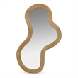 Meridian Furniture Oblique Oak Mirror