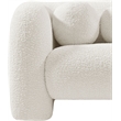 Meridian Furniture Emory Cream Boucle Fabric Chair