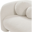 Meridian Furniture Emory Cream Boucle Fabric Chair